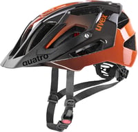 Uvex Quatro MTB kerékpáros sisak unisex méretezéssel és mosható belsővel - 52-57 cm, Titanium-Orange, Gen 1 1