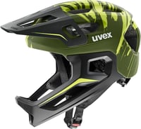 Uvex React Jr. Fullface gyerekkerékpár sisak 52-56 cm sötét oliva 1