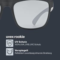 Detské slnečné okuliare Uvex Rookie – UV ochrana, šošovky zvyšujúce kontrast, na športovanie 2