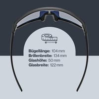 Uvex Skyrise Jr. gyermek napszemüveg - fekete matt - one size 4