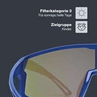 Uvex Skyrise Jr. gyermek napszemüveg - kék matt - one size 3