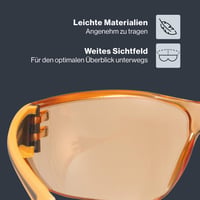 Ochelari de soare Uvex Sportstyle 204 pentru bărbați și femei - Portocaliu - Protecție UV - Ușori și confortabili la purtare 3