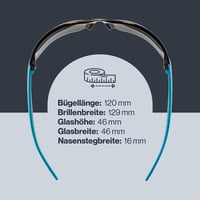 Uvex Sportstyle 204 uniszex sport szemüveg - kék/kék - egységes méret 4