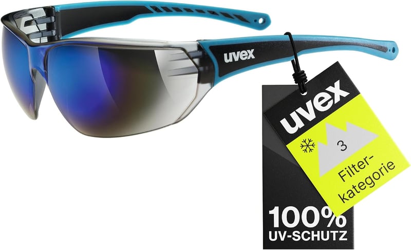 Uvex Sportstyle 204 uniszex sport szemüveg - kék/kék - egységes méret