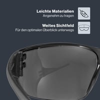 Športové okuliare Uvex Sportstyle 204 Unisex - Smoke/Smoke - 100% UV ochrana - Pohodlné nosenie bez otlakov a dokonalé držanie 3