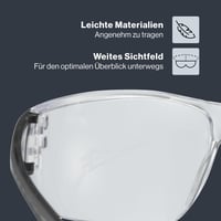 Ochelari de soare sport Uvex Sportstyle 204 pentru bărbați și femei - Ramă și lentile transparente - Protecție 100% UV - Confortabili la purtare 3