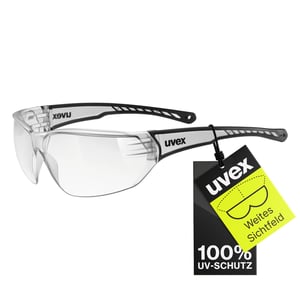 Športové slnečné okuliare Uvex Sportstyle 204 pre mužov a ženy - priehľadný rám a sklá - 100 % UV ochrana - pohodlné nosenie