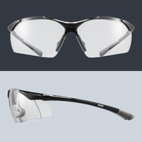 Športové okuliare Uvex Sportstyle 223 - Čierna-sivá/priehľadná - 100% UV ochrana - Unisex športové okuliare pre mužov a ženy 5