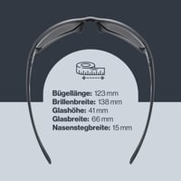 Športové okuliare Uvex Sportstyle 230 – čierna matná/strieborná – 100 % UVA, UVB, UVC ochrana – cyklistické a bežecké okuliare pre mužov a ženy 5