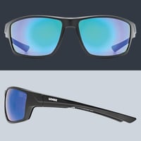 Unisex športové slnečné okuliare Uvex Sportstyle 230, 100% UV ochrana - matná čierna 5