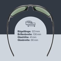 Unisex športové slnečné okuliare Uvex Sportstyle 230, 100% UV ochrana - matná čierna 4