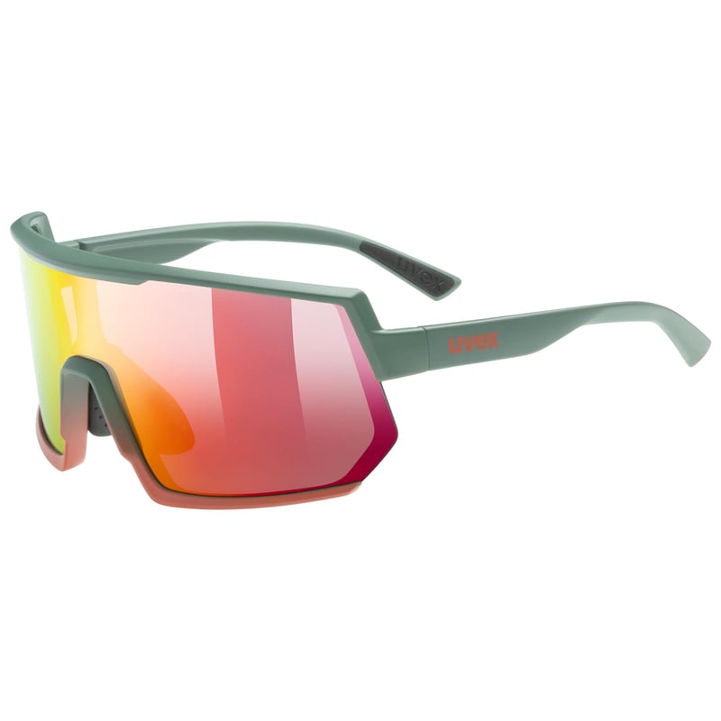Športové okuliare Uvex Sportstyle 235 – Moss Grapefruit Matt/červené sklá, 1 ks