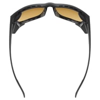 Outdoorové okuliare Uvex Sportstyle 312 VPX – matná čierna/hnedá, unisex športové slnečné okuliare s UV ochranou 5