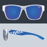 uvex Sportstyle 508 gyerek napszemüveg unisex sportoláshoz - Unit size, Clear Blue/Blue, Sporty 5
