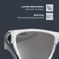 Detské slnečné okuliare Uvex Sportstyle 508 – čierne/priehľadné, unisex na športovanie pre deti 3
