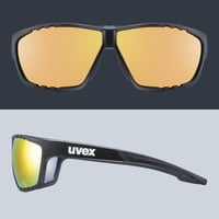 Unisex športové okuliare Uvex Sportstyle 706 CV VM – čierne matné/červené, s UV ochranou, 1 ks 5