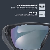 Unisex športové okuliare Uvex Sportstyle 706 CV VM – čierne matné/červené, s UV ochranou, 1 ks 3