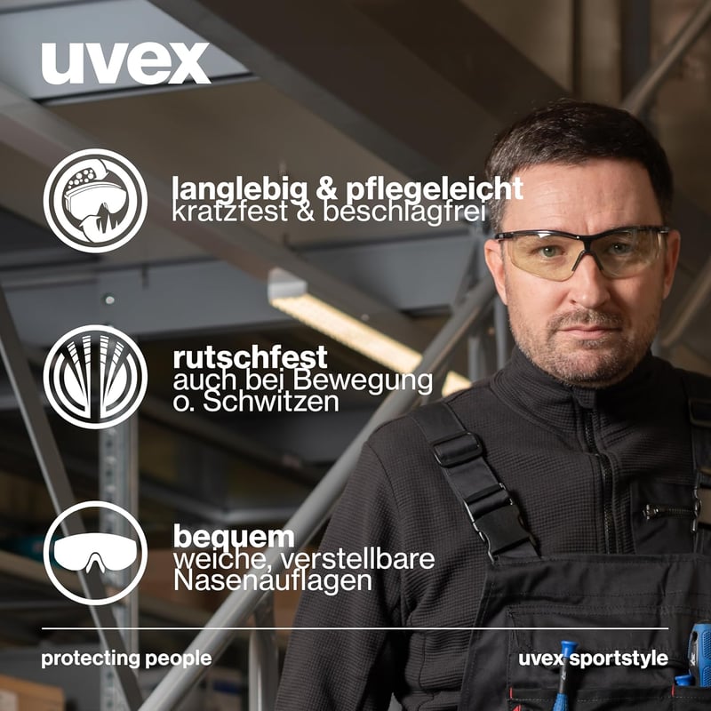 Uvex Sportstyle Variomatic napszemüveg önfényező lencsével UV400 fekete