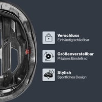 Cykloprilba Uvex Stride matná čierna 59-61 cm – s možnosťou rozšírenia o LED svetlo, s individuálnym nastavením veľkosti 3