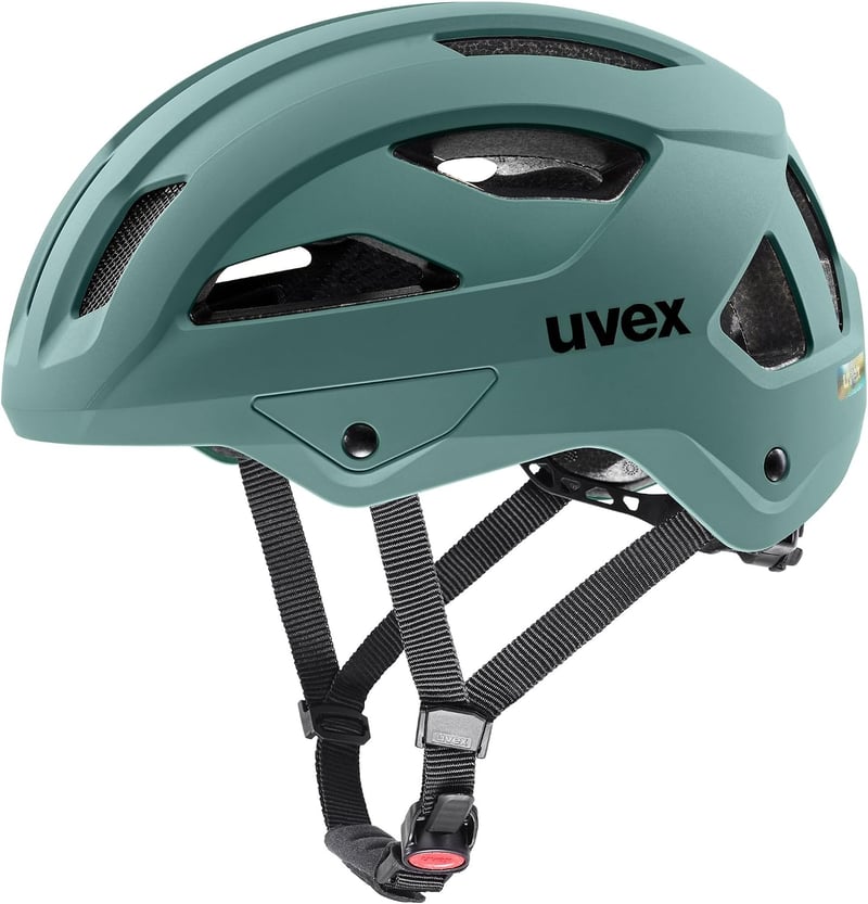 Uvex Stride kerékpáros sisak - sage green matt - 53-56 cm fejkerület