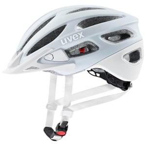 Uvex True CC biciklistička kaciga - Cloud-White Matt - 55-58 cm - Lagana uniseks zaštitna kaciga s mogućnošću nadogradnje LED svjetlom - Prilagodljiva veličina