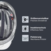 Uvex True CC női kerékpáros sisak fehér/szürke matt - 52-55 cm 3