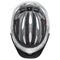 Dámska cyklistická prilba Uvex True – čierna/strieborná, obvod hlavy 52-55 cm, ľahká a bezpečná cyklistická prilba pre dospelých 4