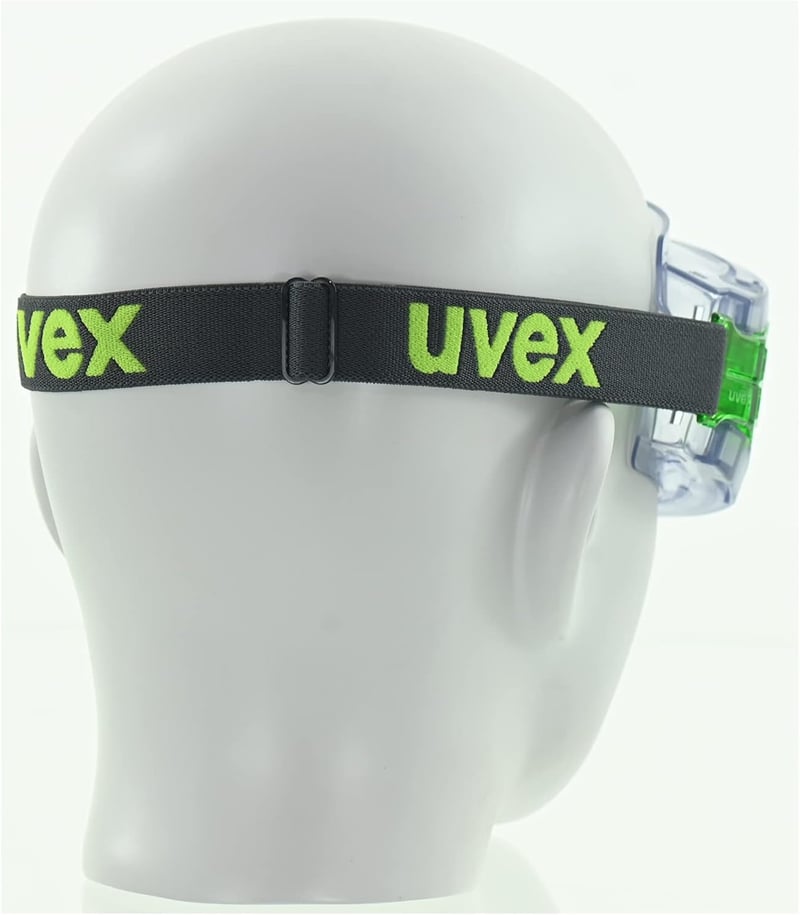 Uvex Ultravision teljes látómezős védőszemüveg zöld szárral