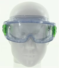 Uvex Ultravision teljes látómezős védőszemüveg zöld szárral 2
