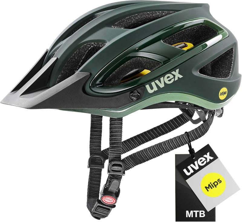 Uvex Unbound kerékpáros sisak unisex - 58-62 cm, Forest - Olive Mat