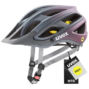 Cască de ciclism Uvex Unbound MIPS - Anthracite Plum, circumferința capului 54-58 cm