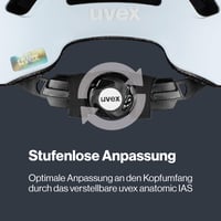 Cyklistická prilba Uvex Urban Planet LED - Cloud matná - obvod hlavy 58-61 cm - s LED svetlom - unisex 5