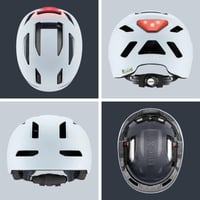 Cyklistická prilba Uvex Urban Planet LED pre dospelých - Cloud Matt - obvod hlavy 54-58 cm - LED svetlo 4