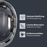 Cyklistická prilba Uvex Urban Planet LED pre dospelých - Cloud Matt - obvod hlavy 54-58 cm - LED svetlo 3