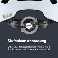 Cyklistická prilba Uvex Urban Planet LED pre dospelých - Cloud Matt - obvod hlavy 54-58 cm - LED svetlo 5