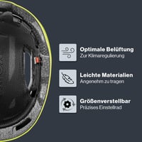 Cyklistická prilba Uvex Urban Planet LED pre dospelých s LED svetlom - Lime Matt - 54-58 cm 3