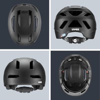 Uvex Urban Planet Város Kerékpáros Sisak Unisex Recycling Anyagból - 58-61 cm, Gen. 1, black matte 5
