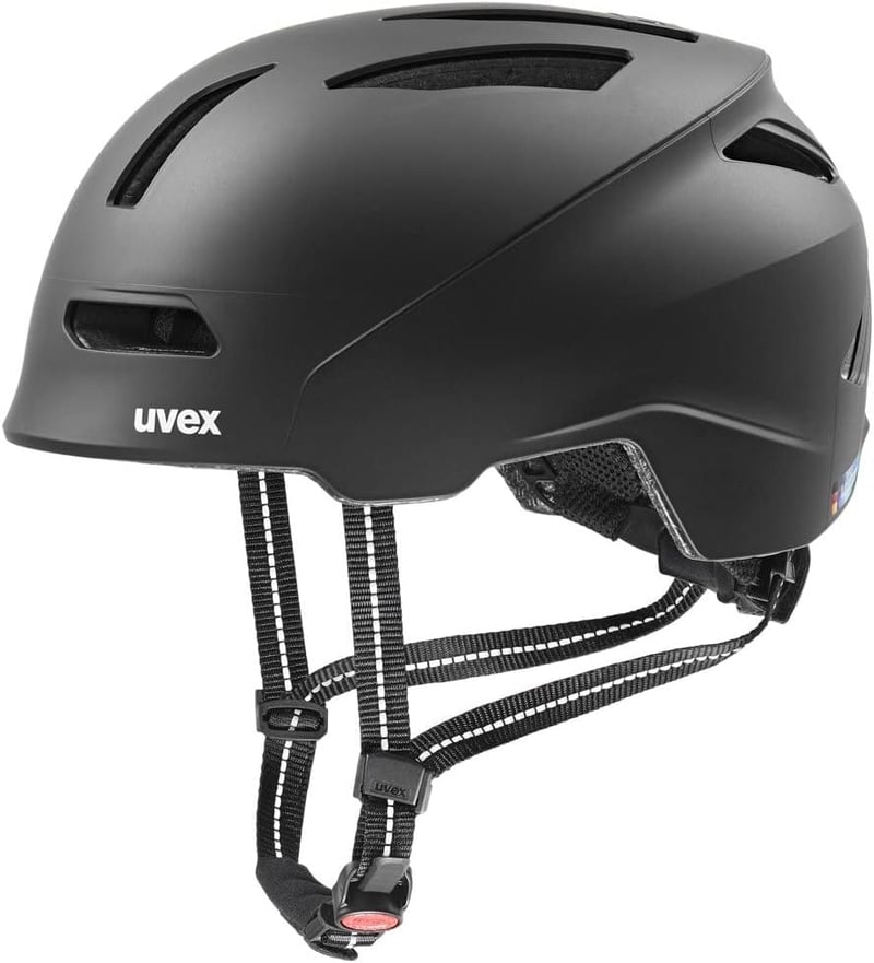 Uvex Urban Planet Város Kerékpáros Sisak Unisex Recycling Anyagból - 58-61 cm, Gen. 1, black matte
