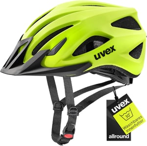 Uvex Viva 3 uniszex kerékpáros sisak - neon sárga matt - 52-57 cm