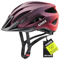 Cască de ciclism unisex Uvex Viva 3 - Plum/Grapefruit mat - 56-62 cm - Ușoară, interior lavabil, reglare personalizată a dimensiunii 1