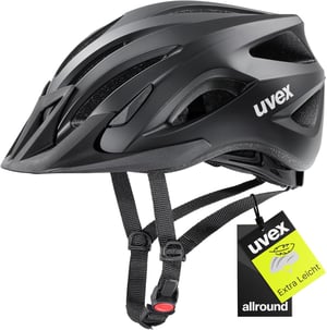 uvex Viva 3 unisex biciklistička kaciga, crna mat, opseg glave 52-57 cm, obnovljena s blago zaprljanom površinom (stanje: vidi 2. sliku)