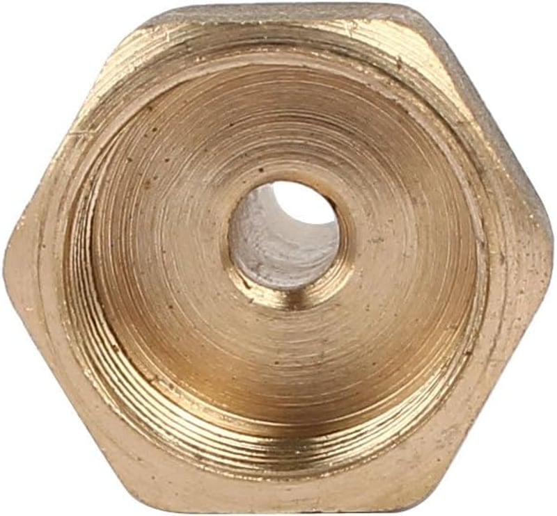 uxcell 10 db 6 mm-es sárgaréz csatlakozó 3/8" női menettel csöpögtetőcsatornához