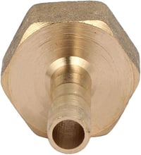 uxcell 10 db 6 mm-es sárgaréz csatlakozó 3/8" női menettel csöpögtetőcsatornához 2