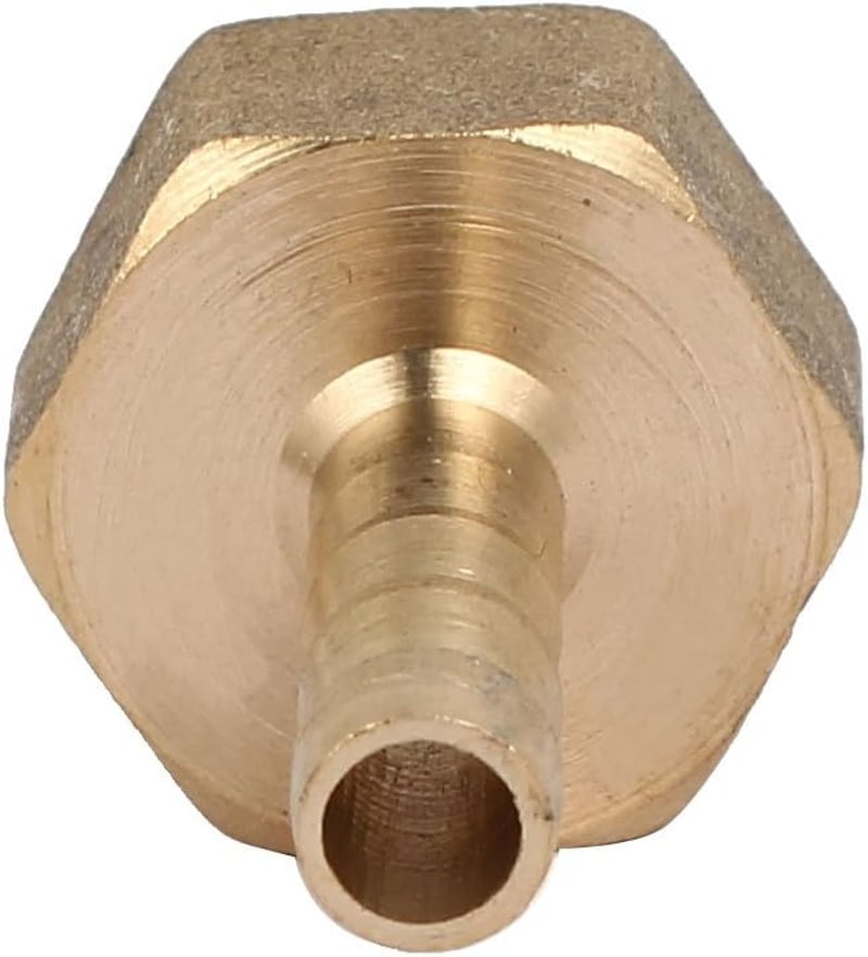 uxcell 10 db 6 mm-es sárgaréz csatlakozó 3/8" női menettel csöpögtetőcsatornához