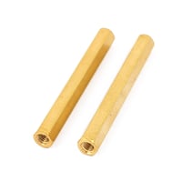 uxcell 20 db M3 belso menet szigetelt sargarez hatszog tavolsagolo 40 mm hossz 2