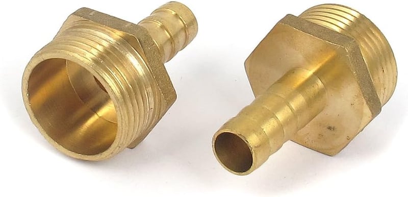 Uxcell 3/4 BSP külső menetes 10 mm tömlőcsatlakozó tüskés egyenes adapter csatlakozó 2 db