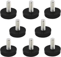 uxcell Asztal Láb Szintező M6x15mm Menet Fekete 8db Irodai Asztalhoz 1