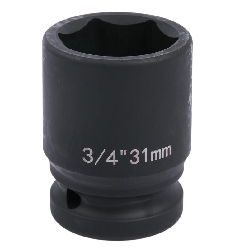 Uxney 3/4" rázový nadstavec – 31 mm, šesťhranný, chróm-molybdénová oceľ