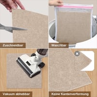 uyoyous 12 db öntapadó szőnyegcsempe 30x30 cm világos curry 5
