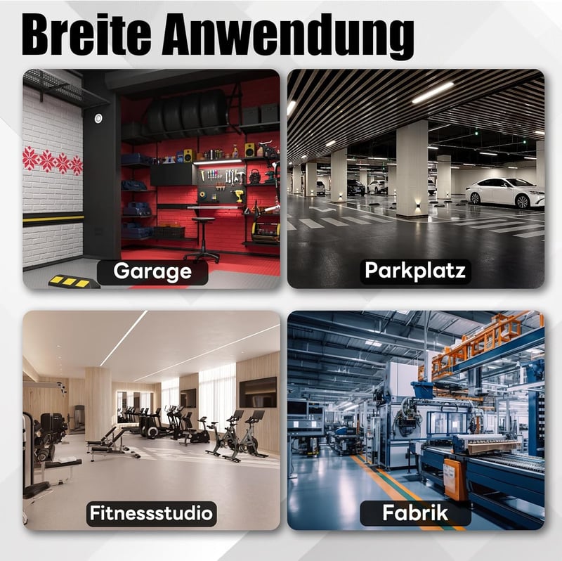 uyoyous 20 db Fekete Gumírozott Garázs Padlólap 40x40 cm Csúszásmentes